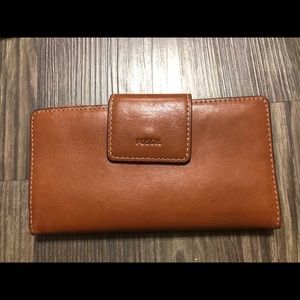 Brown Leather Fossil Wallet